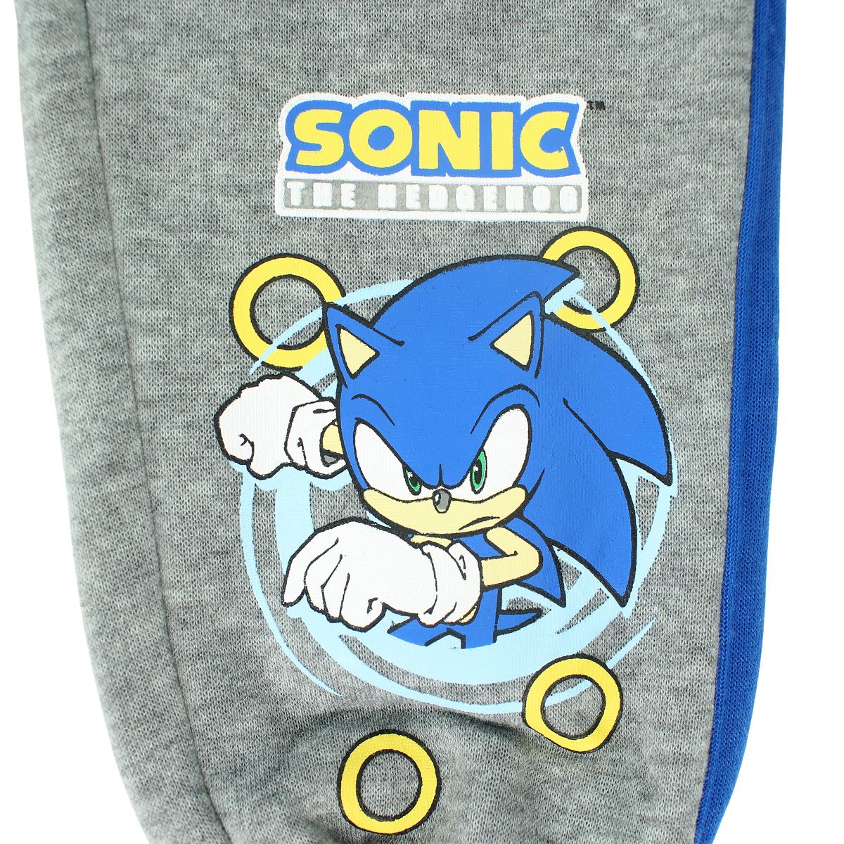 Jogging Sonic - 3A Garçon - Enfant - Gris - 100 % Polyester - 240 gsm - TrendyFlair