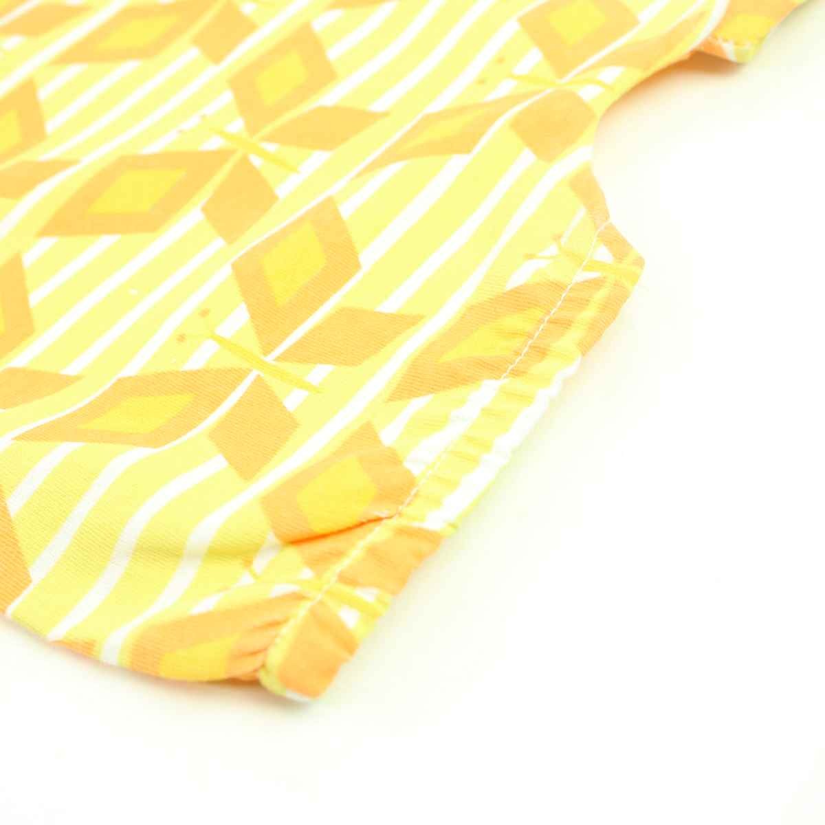 Combishort bébé Lee Cooper - 6M Bébé Fille - Enfant - Jaune - 100% Coton - TrendyFlair