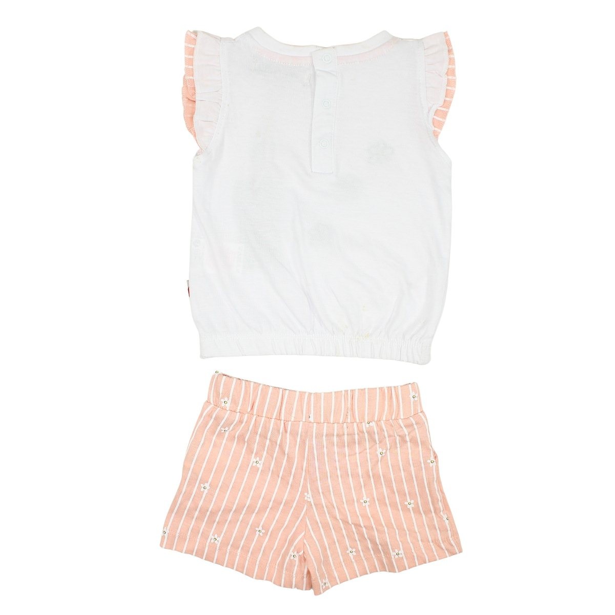 Ensemble bébé Lee Cooper - 6M Fille - Enfant - Orange - 100 % Coton S/J 160 gsm - TrendyFlair