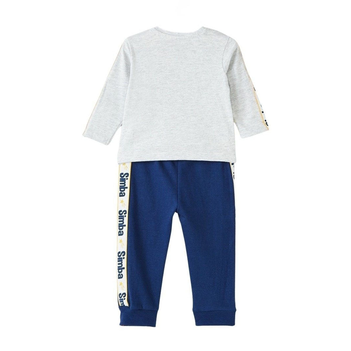 Jogging bebe Le roi Lion - 6M Bébé Garçon - Enfant - Gris - 100% Coton, 180 GSM SJ / 220 GSM FT - TrendyFlair