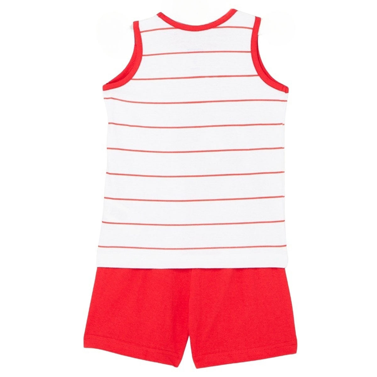 Ensemble Mickey - 3A Garçon - Enfant - Rouge - 100% Coton, 160 GSM SJ - TrendyFlair