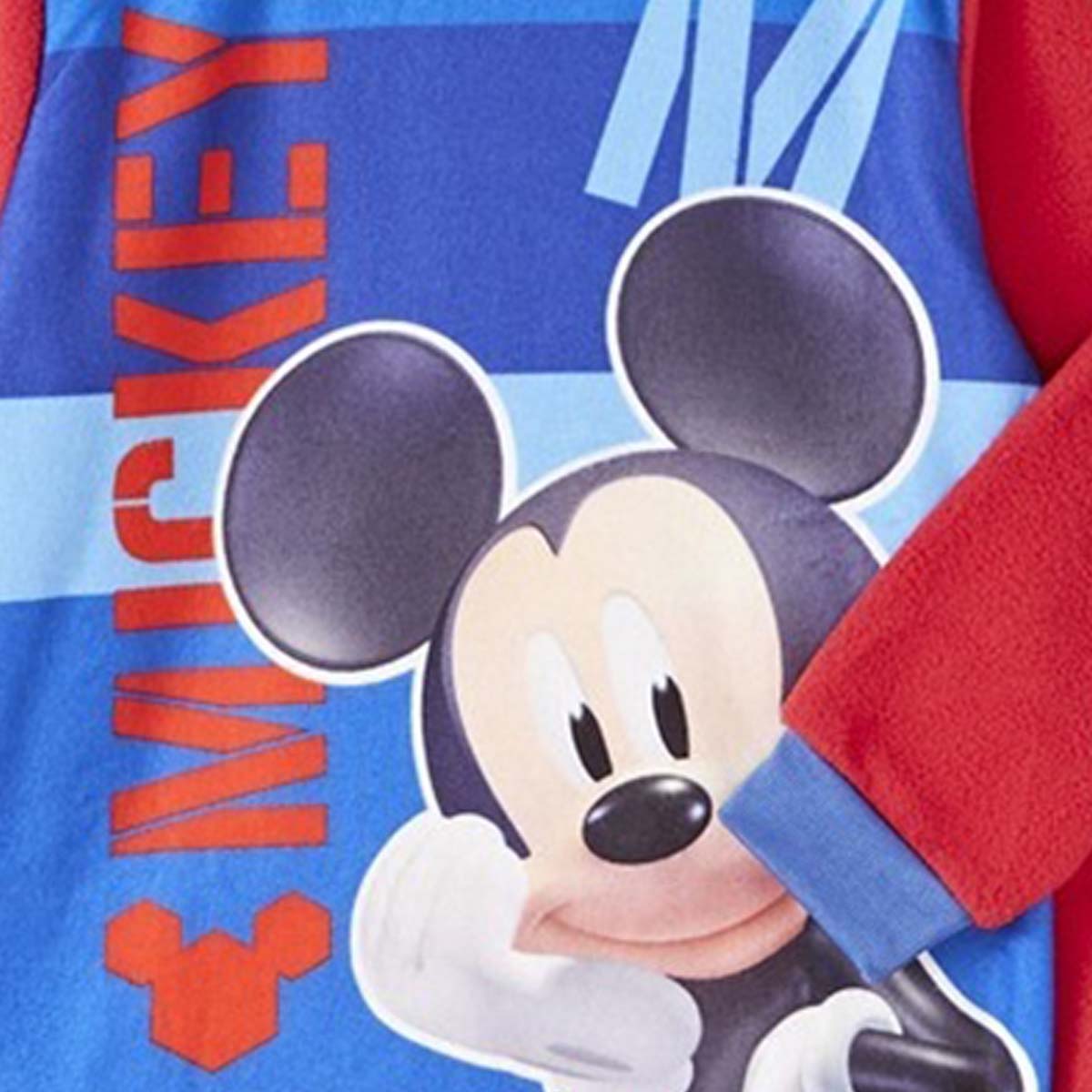 Pyjama polaire Mickey - 2A Garçon - Enfant - Rouge - 100 % Polyester - TrendyFlair