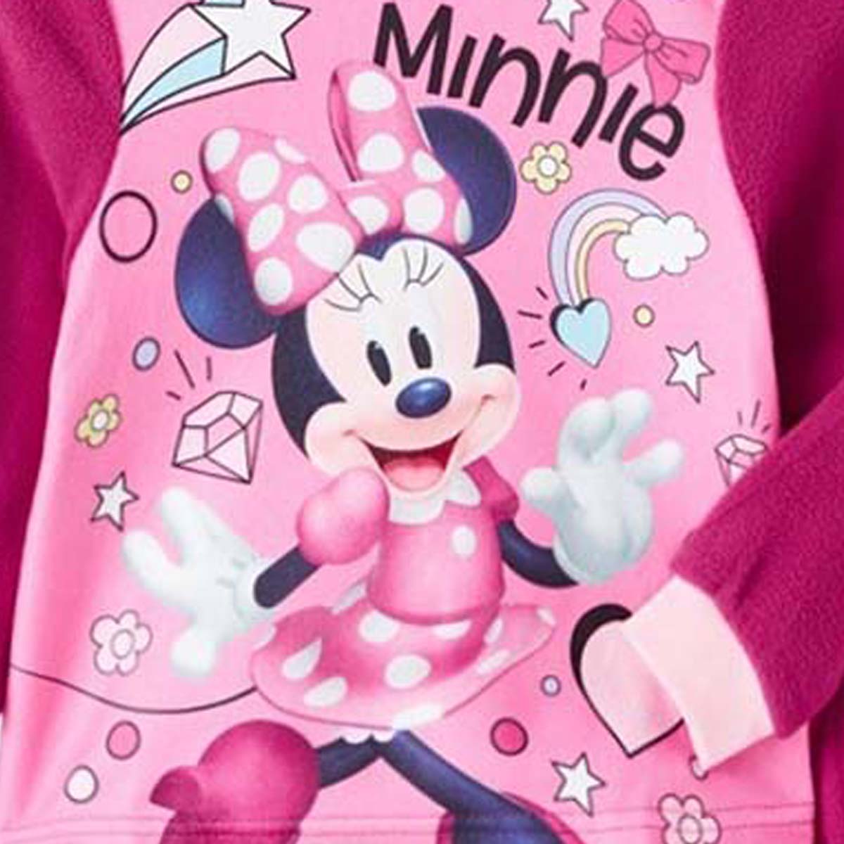 Pyjama polaire Minnie - 3A Fille - Enfant - Fushia - 100% Polyester - TrendyFlair