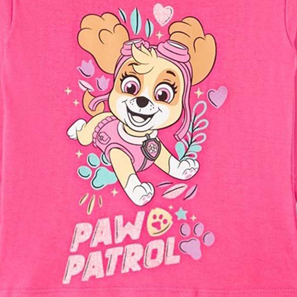 T-Shirt Paw Patrol - 2A Fille - Enfant - Fushia - 100% Coton - TrendyFlair