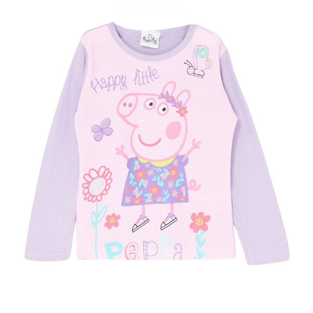 T-Shirt Peppa Pig - 3A Fille - Enfant - Violet - 100 % Coton - TrendyFlair