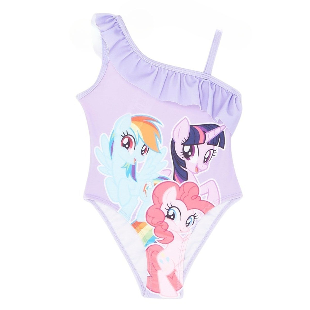 Maillot de bain sur cintre Pony - 2/3A Fille - Enfant - Violet - 88% Polyester 12% Élasthanne 200 GSM SJ - TrendyFlair