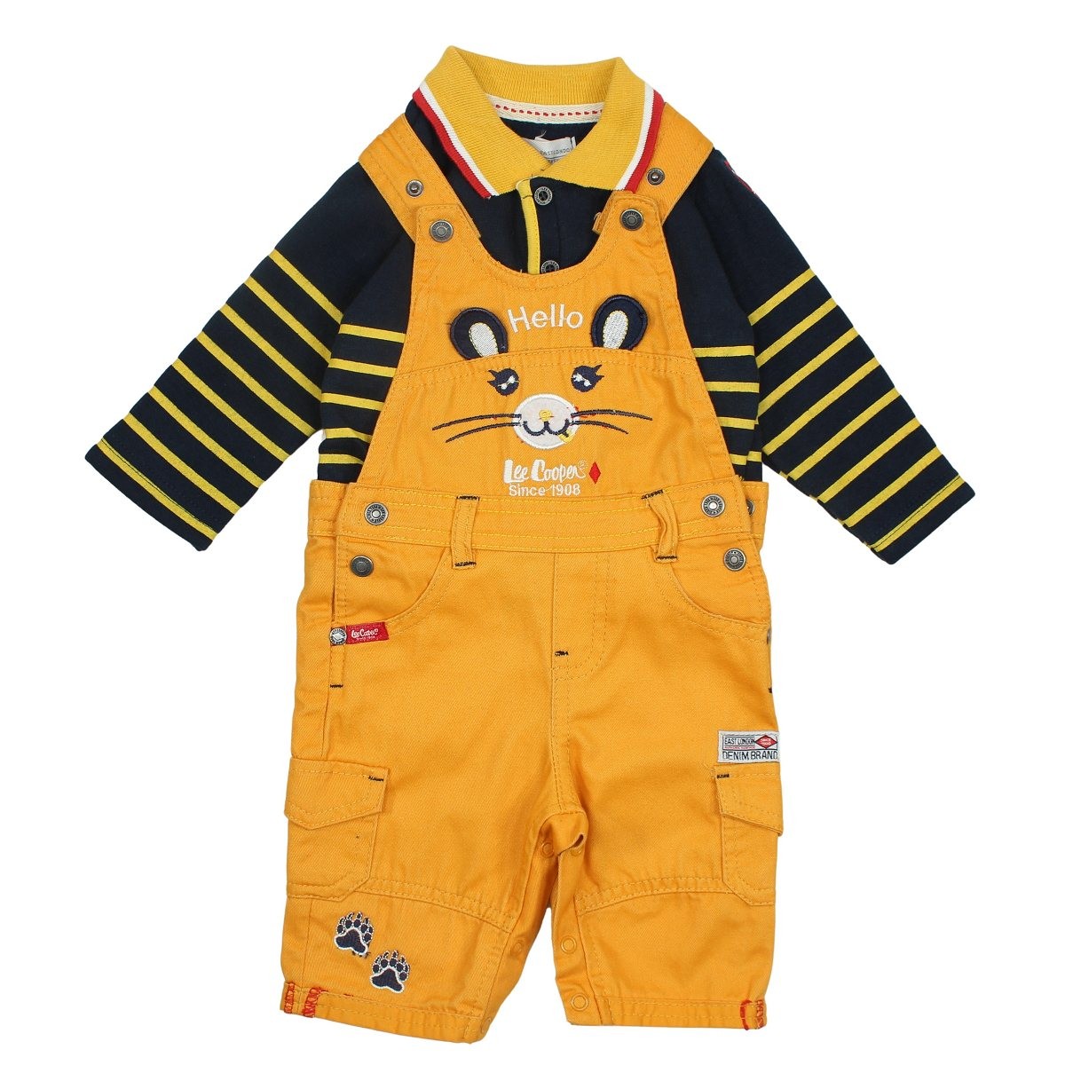Ensemble bebe Lee Cooper - 18M Bébé Garçon - Enfant - Orange - 60% Polyester 40% Coton - TrendyFlair