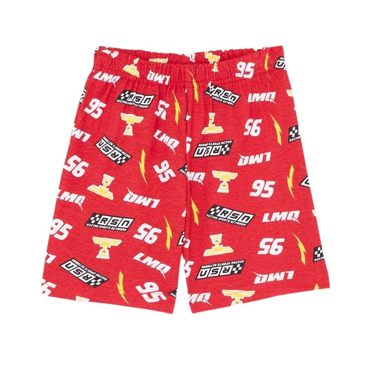Ensemble Cars - 3A Garçon - Enfant - Rouge - 100% Coton, 160 GSM SJ - TrendyFlair