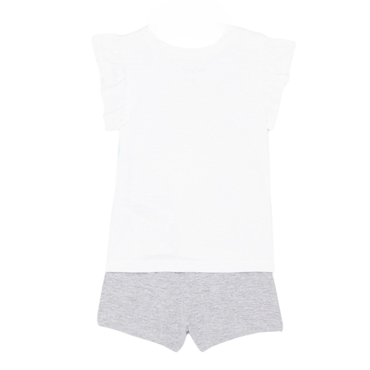 Ensemble La Reine des Neiges - 2A Fille - Enfant - Blanc - 100% Coton, 160 GSM SJ, MELANGE: X% Coton, X% Polyester - TrendyFlair