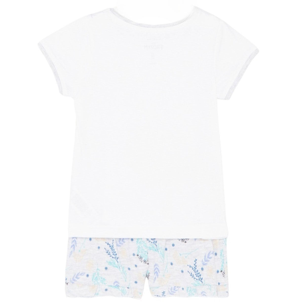 Ensemble La Reine des neiges - 2A Fille - Enfant - Gris - 100% Coton, 160 GSM SJ - TrendyFlair