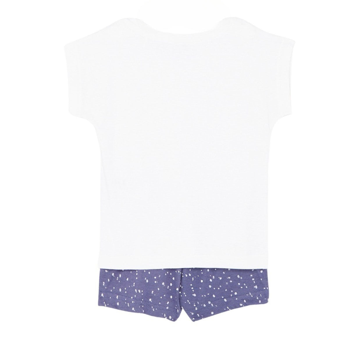 Ensemble La Reine des neiges - 2A Fille - Enfant - Marine - 100% Coton, 160 GSM SJ - TrendyFlair