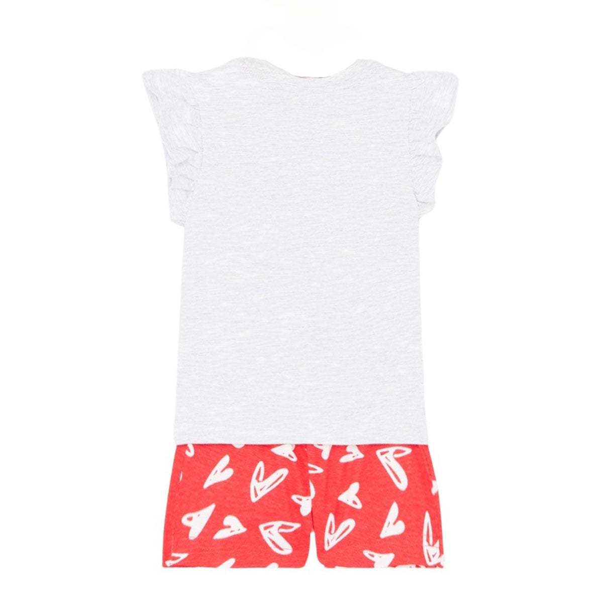 Ensemble Minnie - 2A Fille - Enfant - Gris - 100% Coton, 160 GSM SJ - TrendyFlair