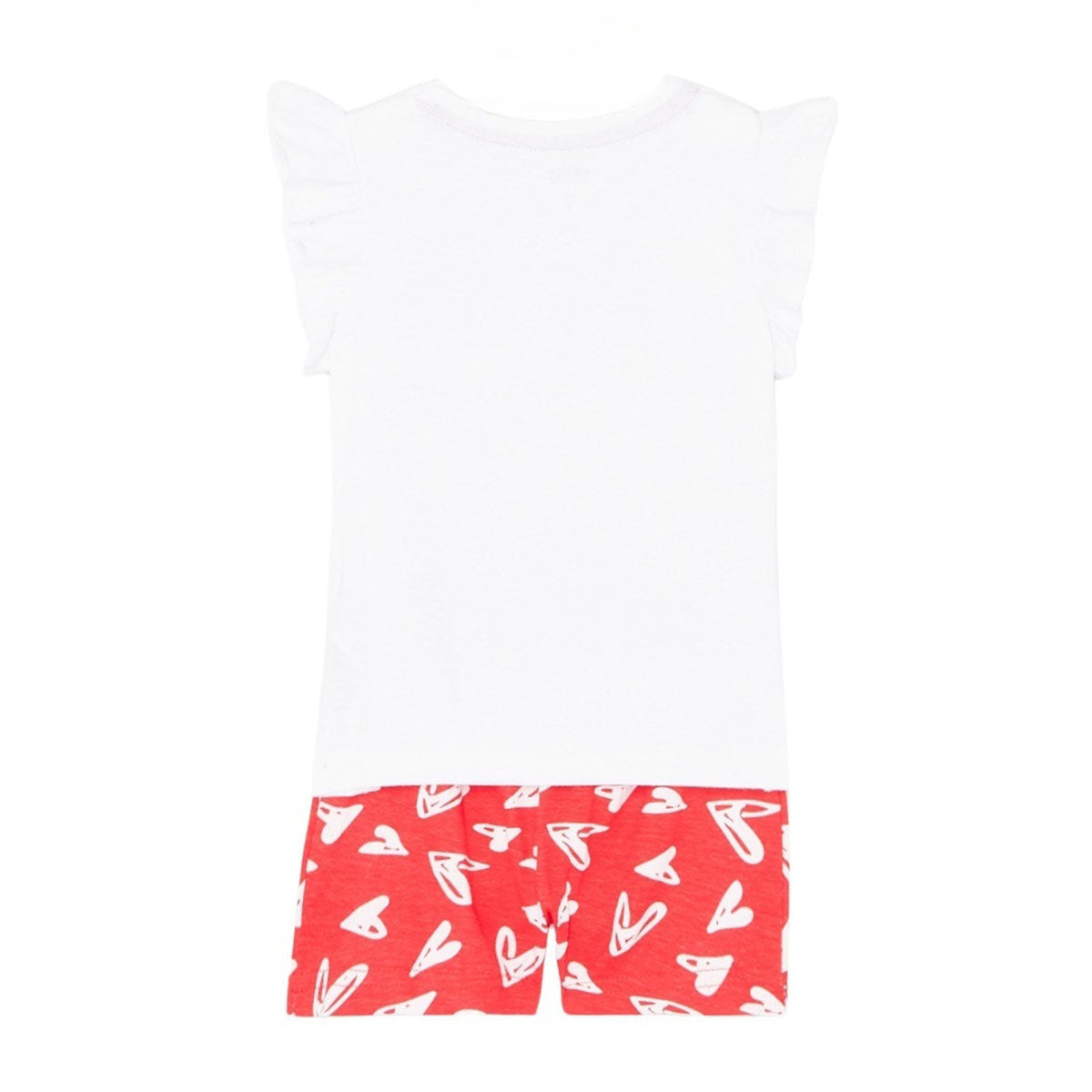 Ensemble Minnie - 2A Fille - Enfant - Blanc - 100% Coton, 160 GSM SJ - TrendyFlair