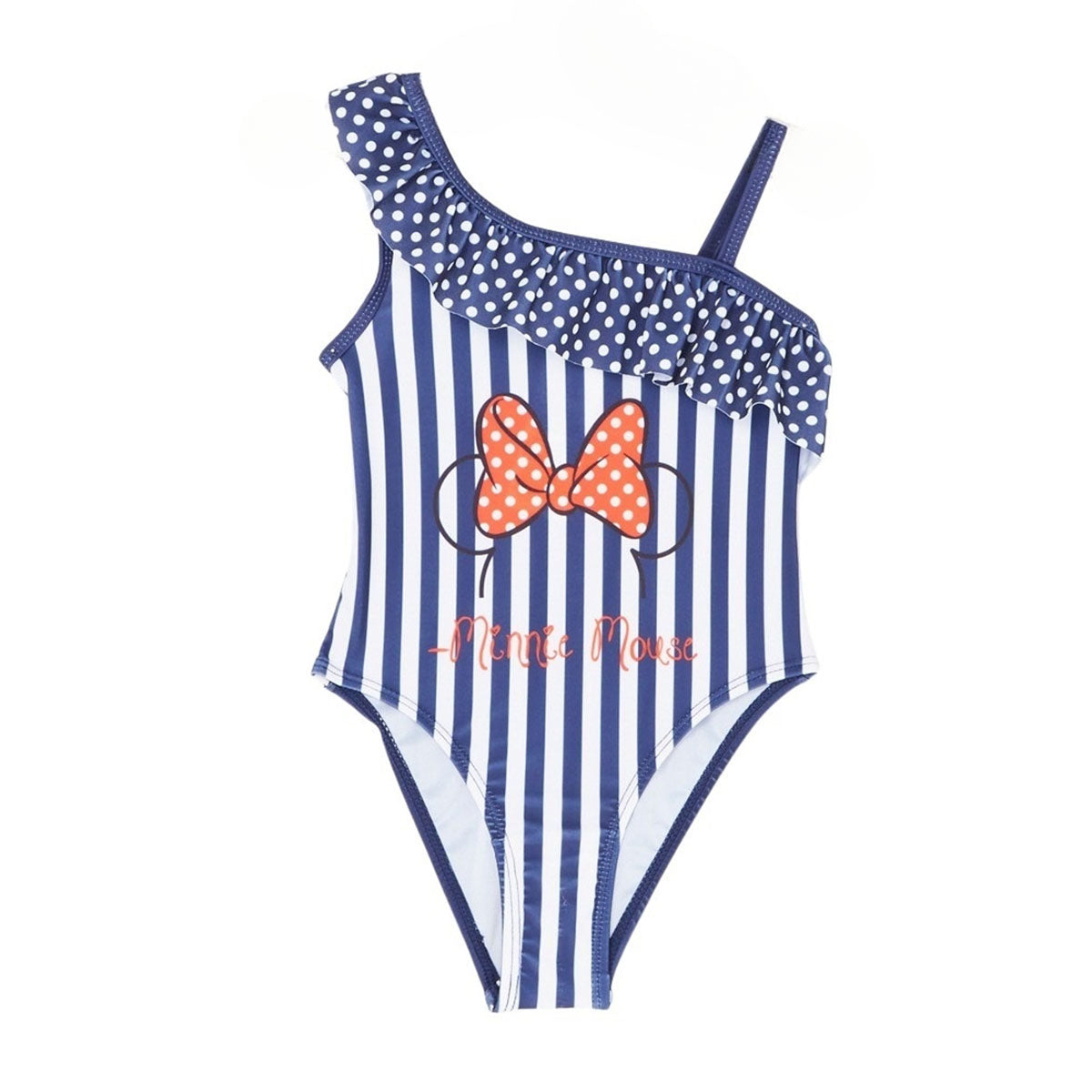 Maillot de bain sur cintre Minnie - 2/3A Fille - Enfant - Marine - 88% Polyester 12% Élasthanne 200 GSM SJ - TrendyFlair