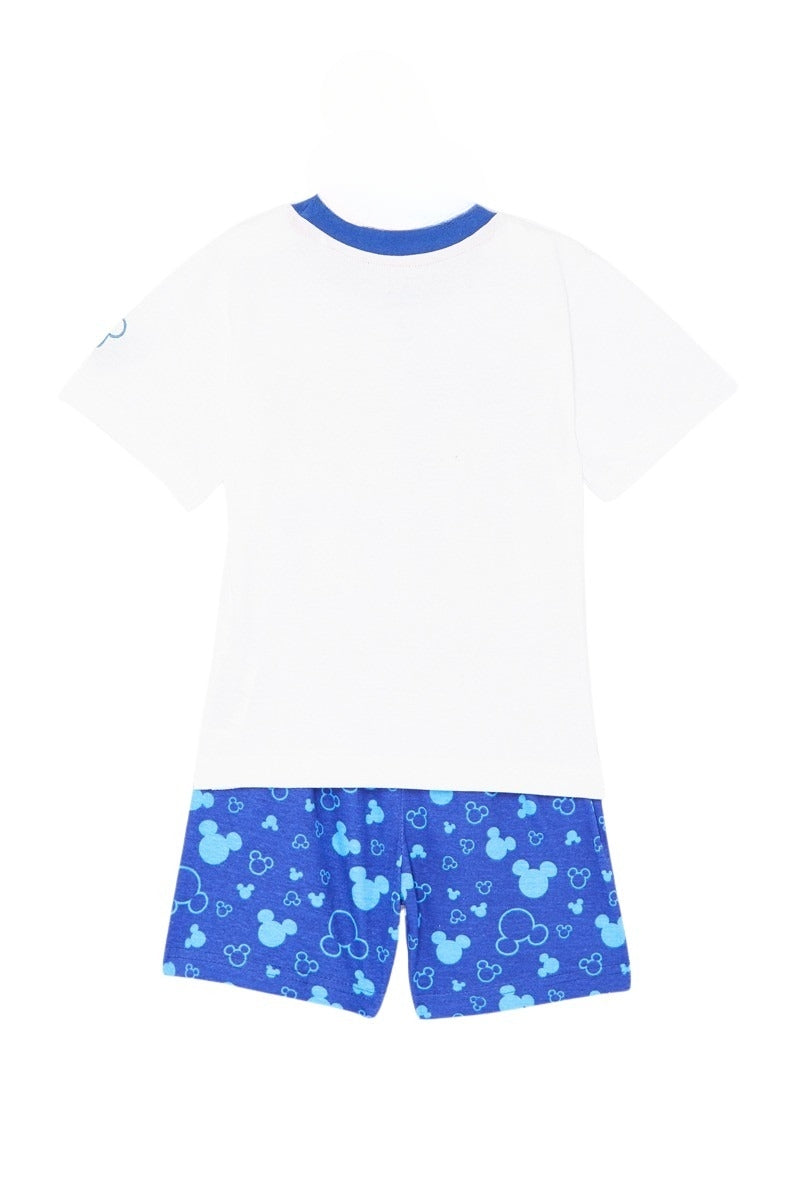 Ensemble Mickey - 3A Garçon - Enfant - Bleu - 100% Coton, 160 GSM SJ - TrendyFlair