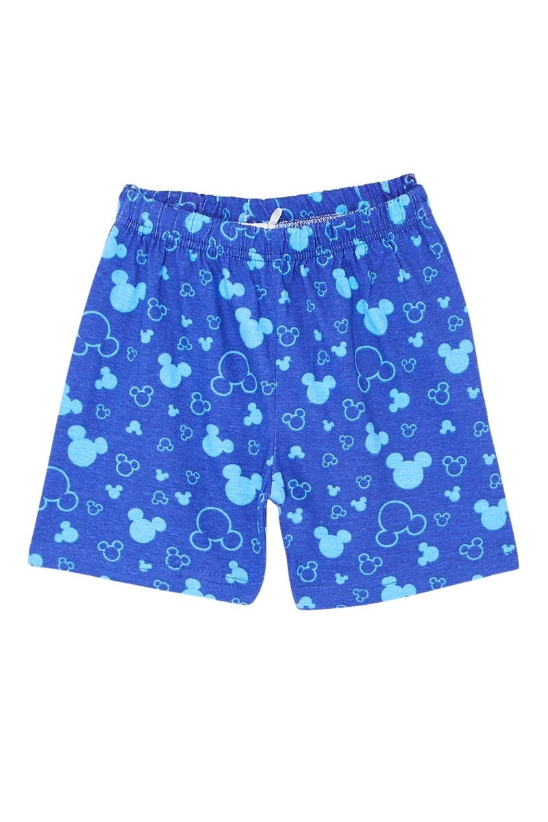 Ensemble Mickey - 3A Garçon - Enfant - Bleu - 100% Coton, 160 GSM SJ - TrendyFlair