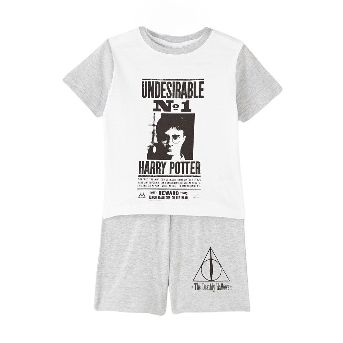Ensemble 2 pieces Harry Potter du 4 au 12 ans - 4A Garçon - Enfant - Blanc - 100 % Coton - TrendyFlair