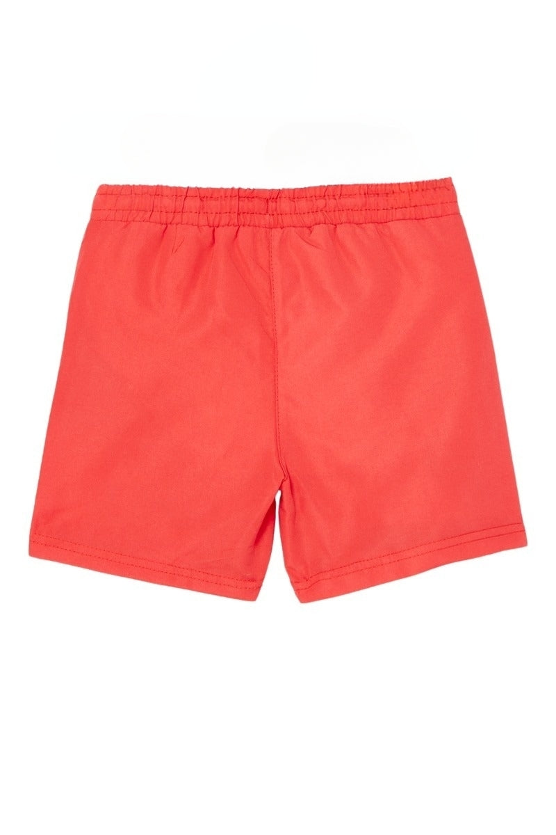 Short de bain Mickey - 5/6A Garçon - Enfant - Rouge - 100% Polyester - TrendyFlair