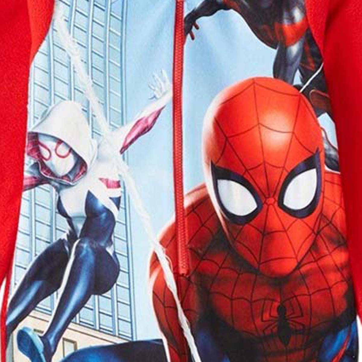 Combinaison polaire Spiderman - 2A Garçon - Enfant - Rouge - 100% Polyester, 190 G/M2 - POLAIRE - TrendyFlair