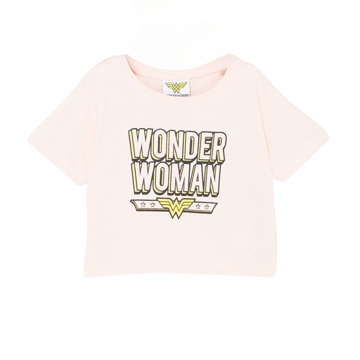 T-Shirt Wonder Woman - 2A Fille - Enfant - Rose - 100% Coton 160 GSM SJ - TrendyFlair