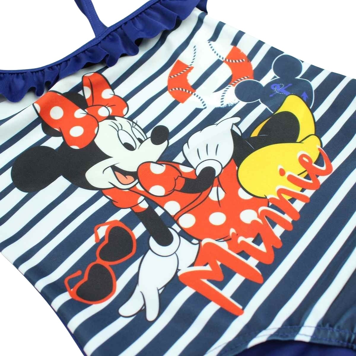 Maillot de bain Minnie - 3/4A Fille - Enfant - Bleu - 85 % Polyester - 15 % Élasthanne - TrendyFlair