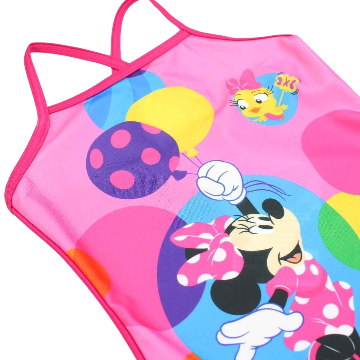 Maillot de bain Minnie - 3/4A Fille - Enfant - Rose - 85 % Polyester - 15 % Élasthanne - TrendyFlair