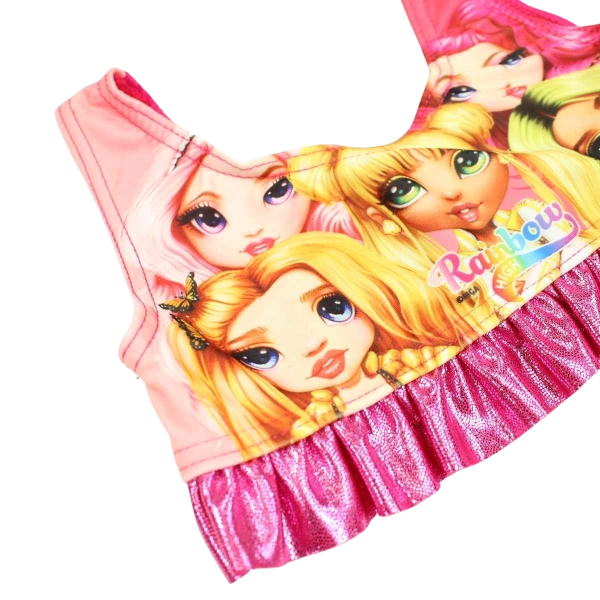Maillot de bain Rainbow High - 3/4A Fille - Enfant - Rose - 85 % Polyester - 15 % Élasthanne - TrendyFlair