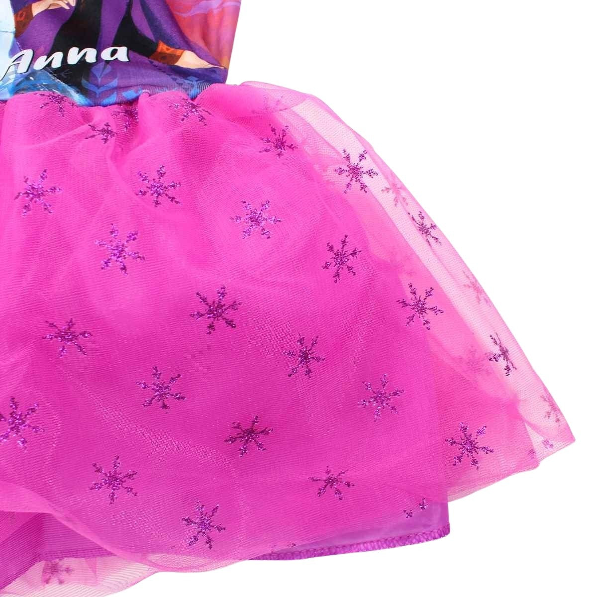 Robe la Reine des Neiges - 2/3A Fille - Enfant - Violet - 100 % Polyester - TrendyFlair