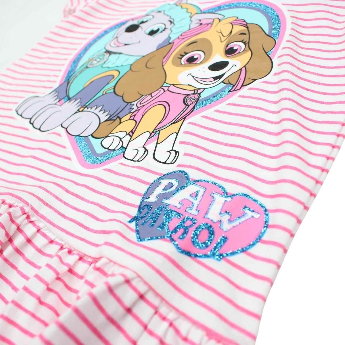 Robe Paw Patrol - 5A Fille - Enfant - Rose - 100 % Coton - TrendyFlair