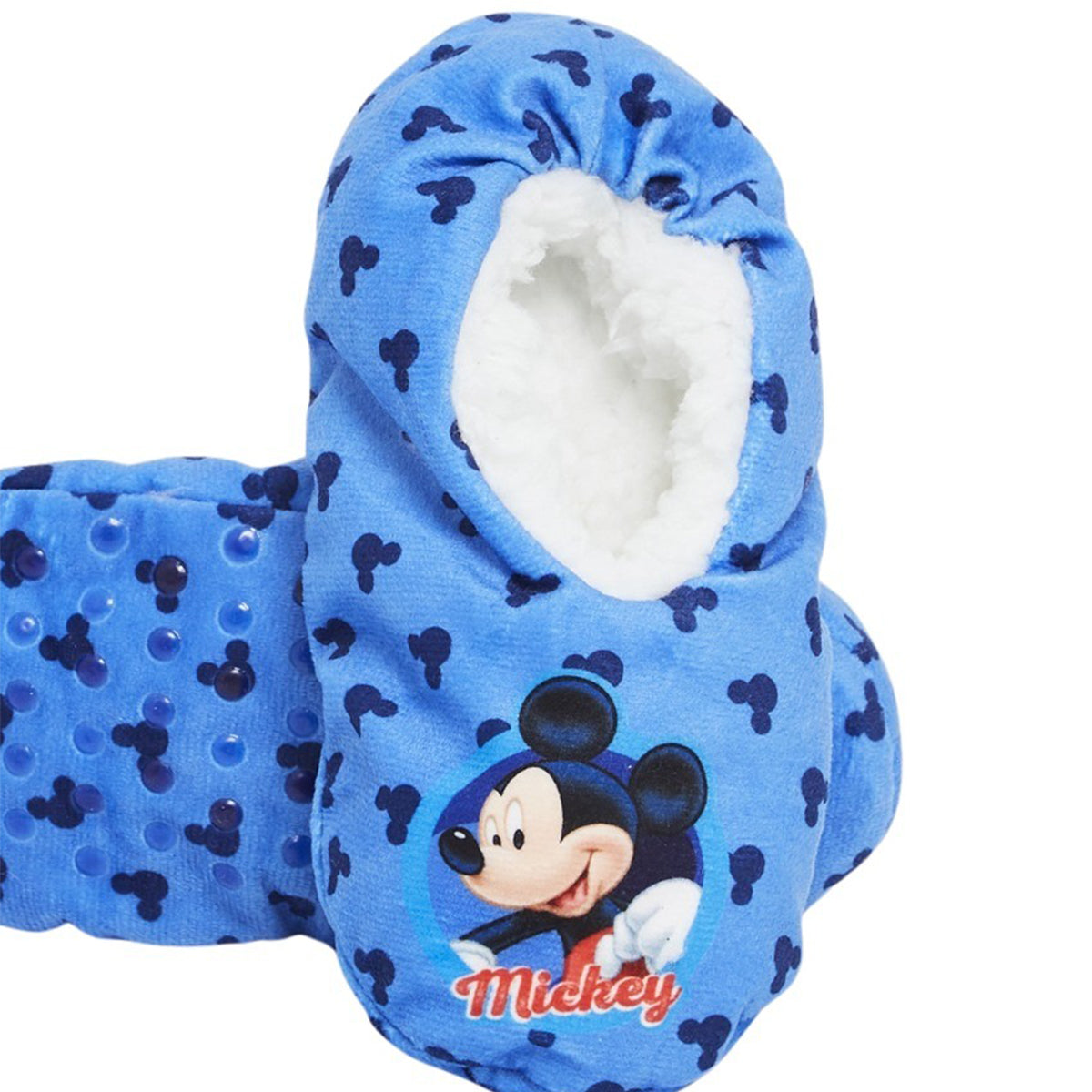 Chausson Mickey - 26/27 Garçon - Enfant - Bleu - 100% Polyester - TrendyFlair