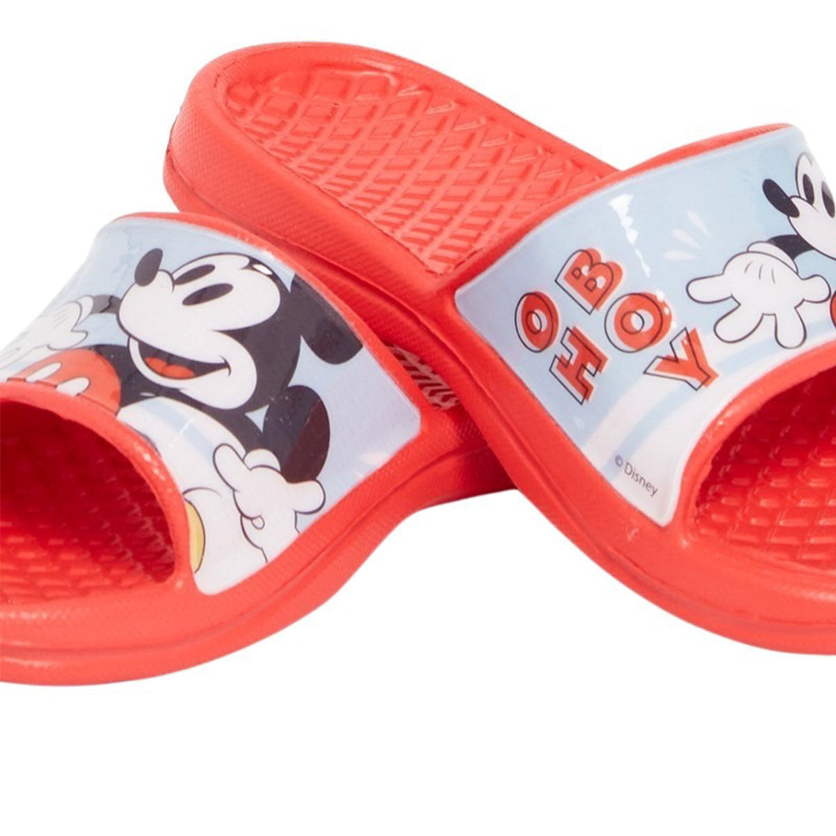 Claquette Mickey - 26 Garçon - Enfant - Rouge - Pvc - TrendyFlair