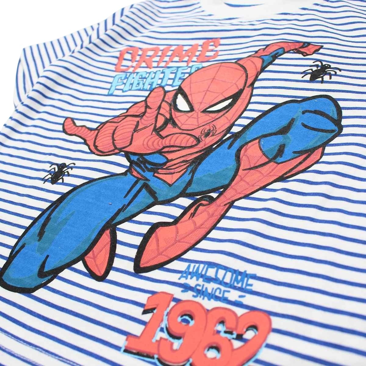 Ensemble Spiderman - 3A Garçon - Enfant - Bleu - 100 % Coton - TrendyFlair