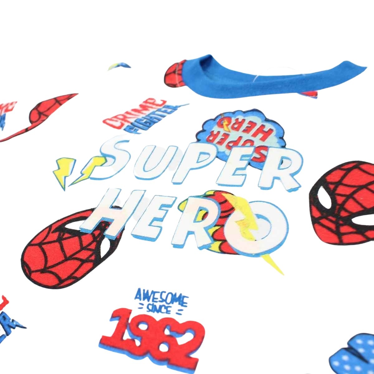 Ensemble Spiderman - 3A Garçon - Enfant - Bleu - 100 % Coton - TrendyFlair