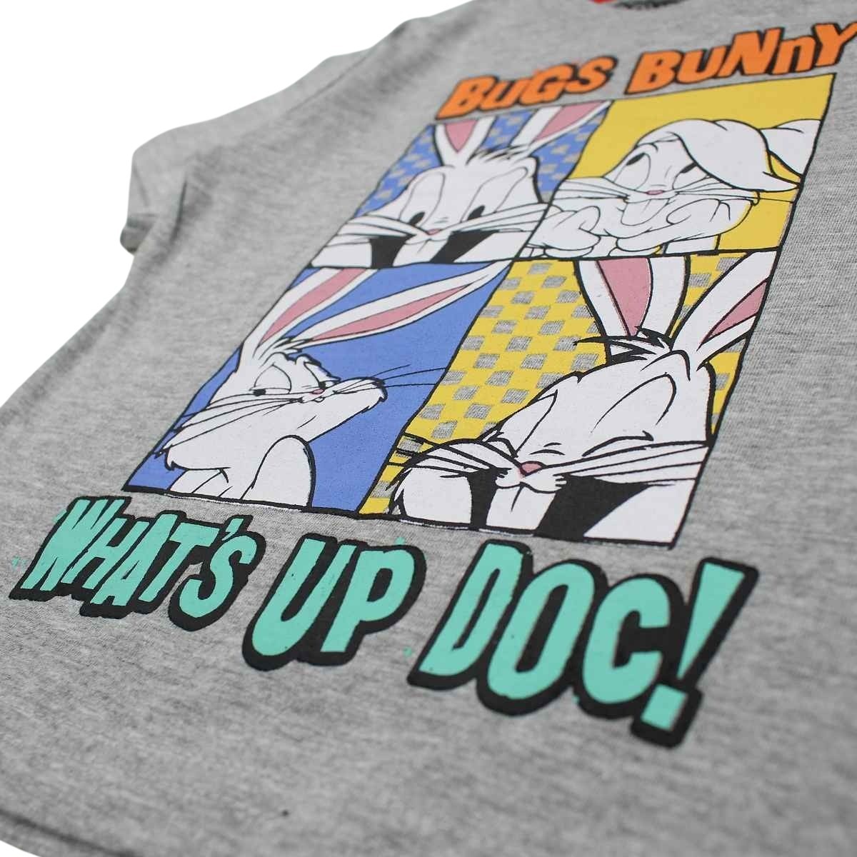 Ensemble Bugs Bunny - 2A Garçon - Enfant - Gris - 100 % Coton - Short : 90 % Coton - 10 % viscose - TrendyFlair