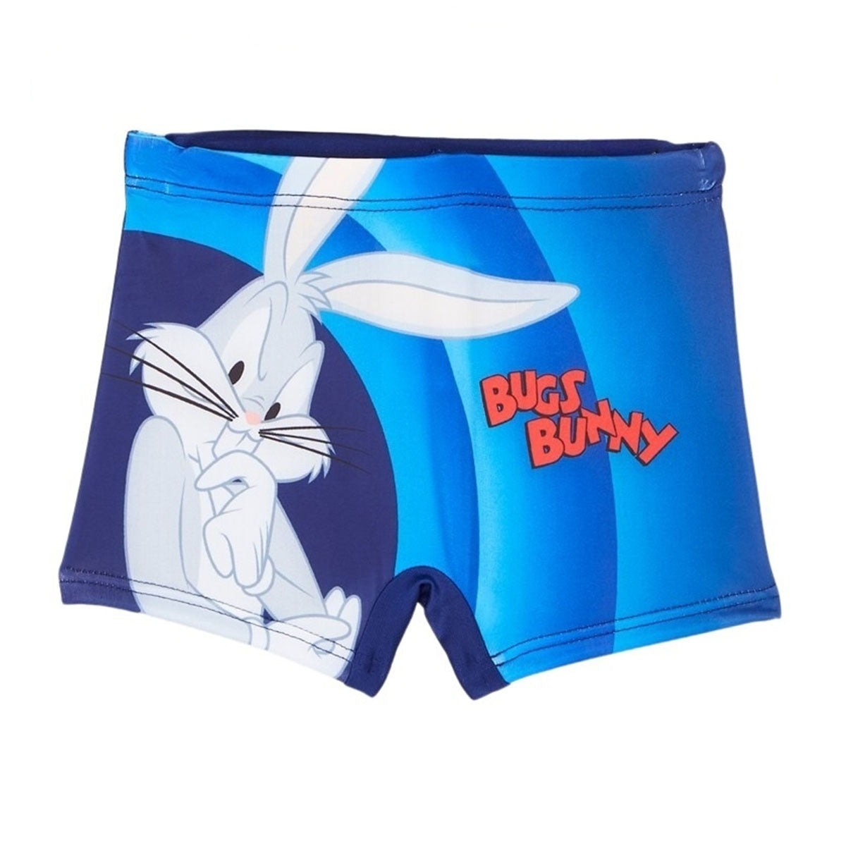 Maillot de bain Looney Tunes - 3/4A Garçon - Enfant - Marine - 85% Polyester 15% Elasthan - TrendyFlair