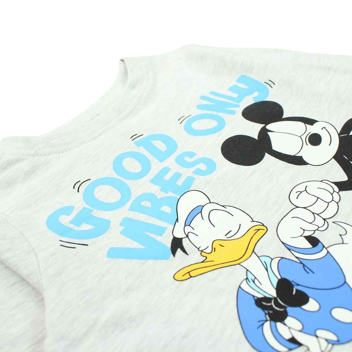 Pyjama coton Mickey - 3A Garçon - Enfant - Gris - 100 % Coton - Pantalon gris: 98 % Coton - 2 % Polyester - TrendyFlair