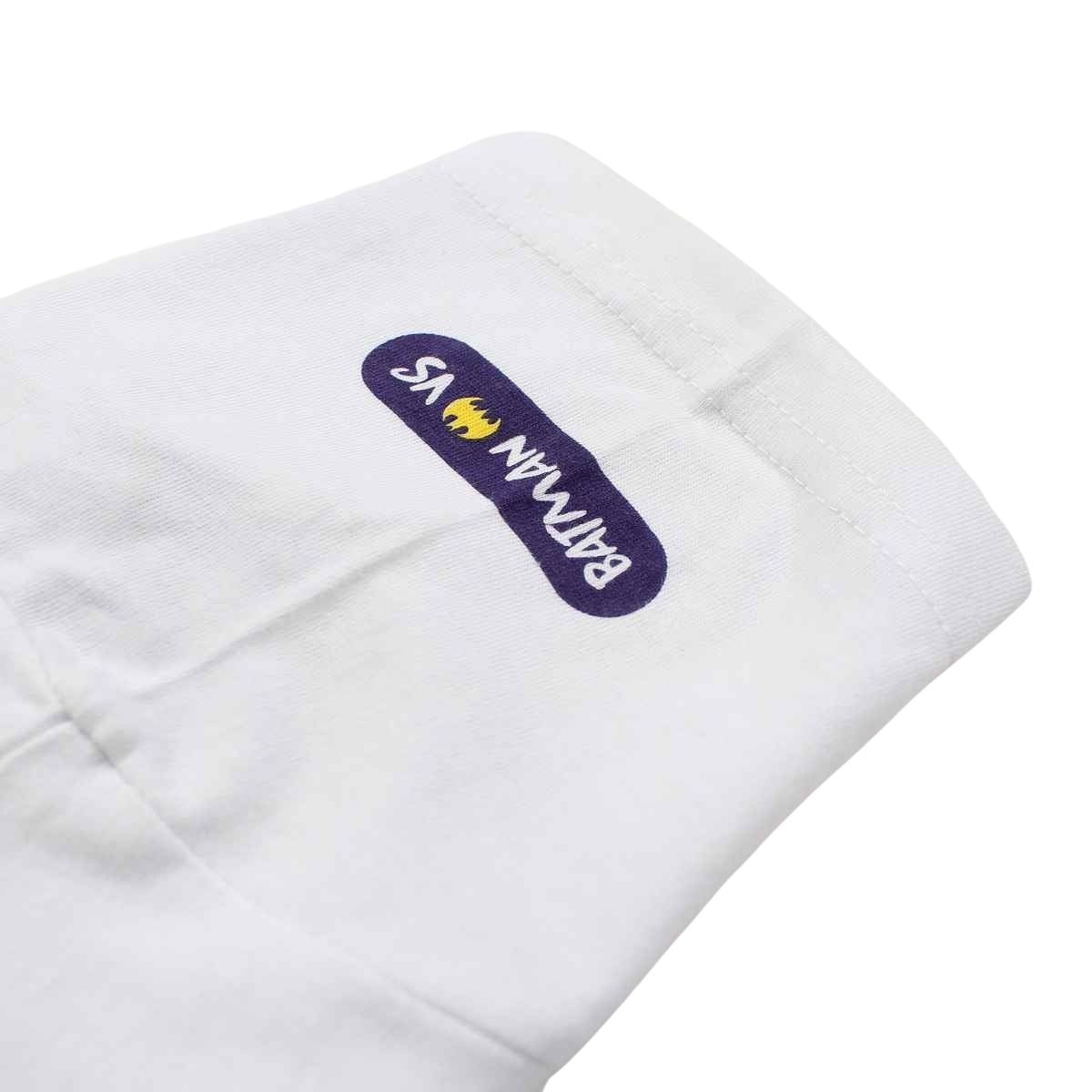 T-Shirt Batman - 4A Garçon - Enfant - Blanc - 100 % Coton - TrendyFlair