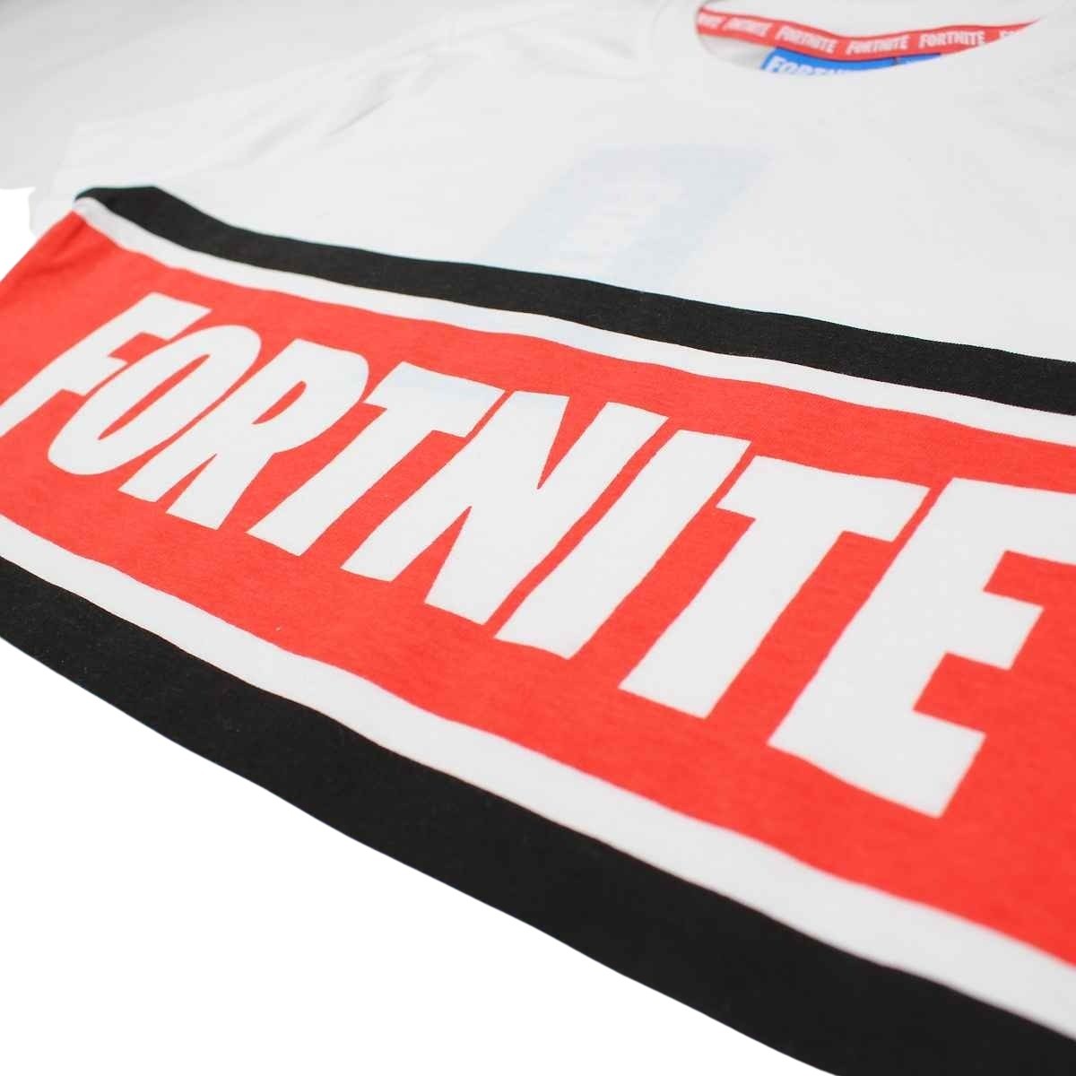 T-Shirt Fortnite - 12A Garçon - Enfant - Blanc - 100 % Coton - TrendyFlair
