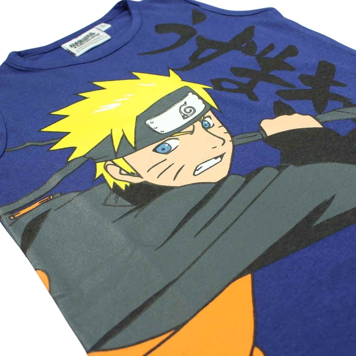 T-Shirt Naruto - 4A Garçon - Enfant - Marine - 100 % Coton - TrendyFlair