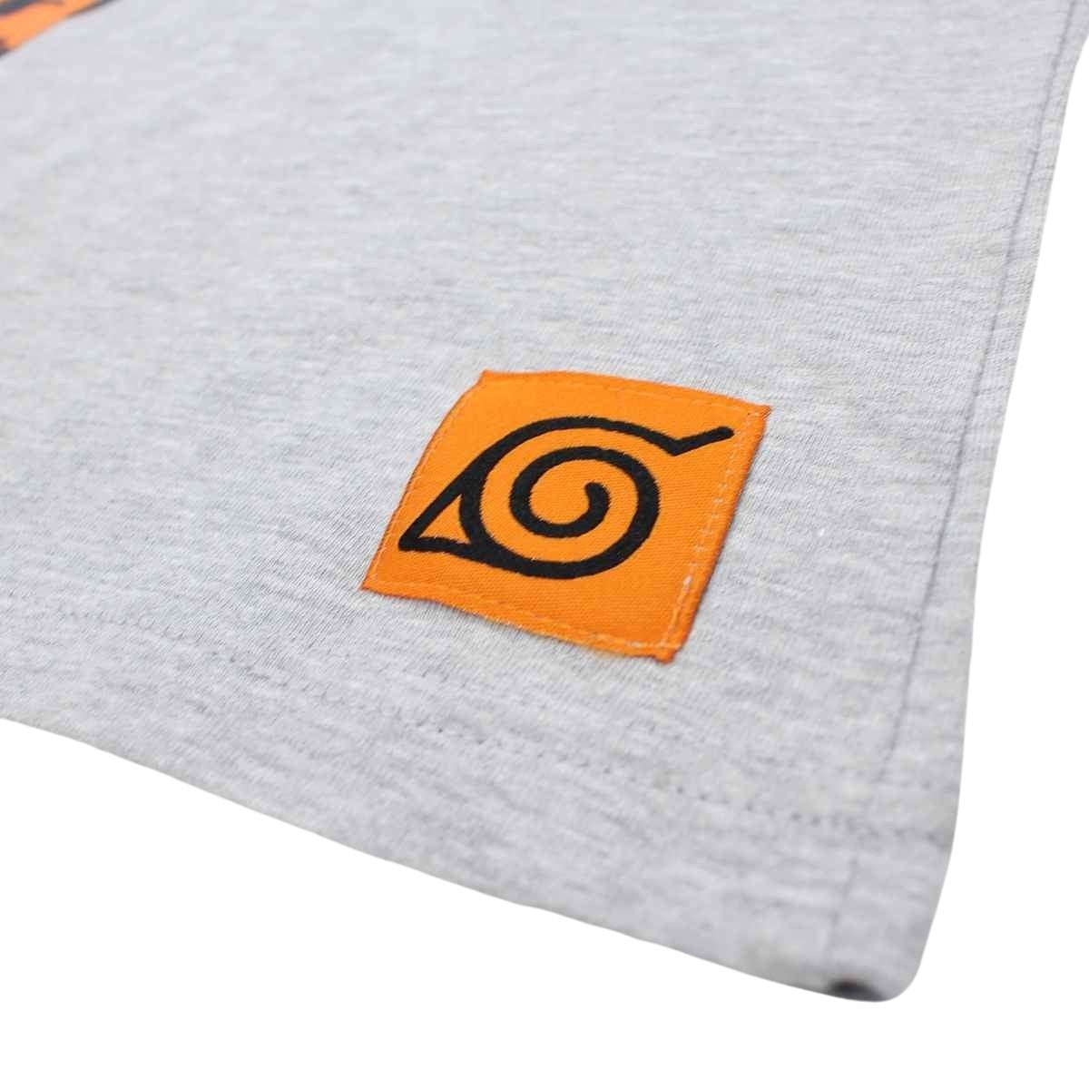 T-Shirt Naruto - 6A Garçon - Enfant - Gris - 93 % Coton - 7 % Polyester - TrendyFlair