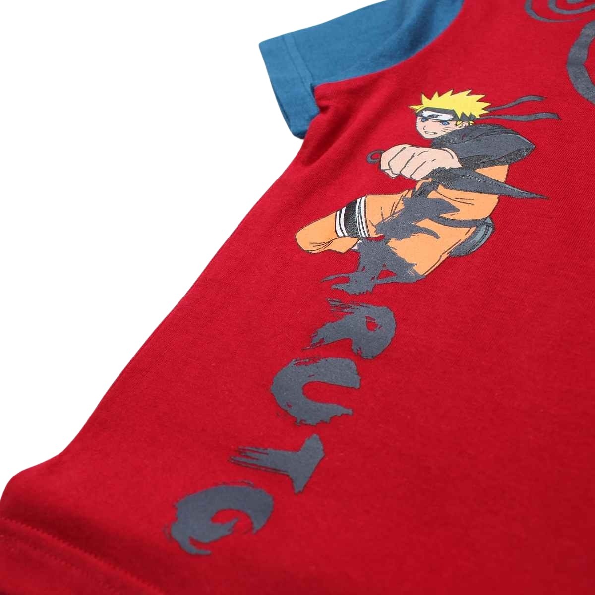 T-Shirt Naruto - 6A Garçon - Enfant - Rouge - 100 % Coton - TrendyFlair
