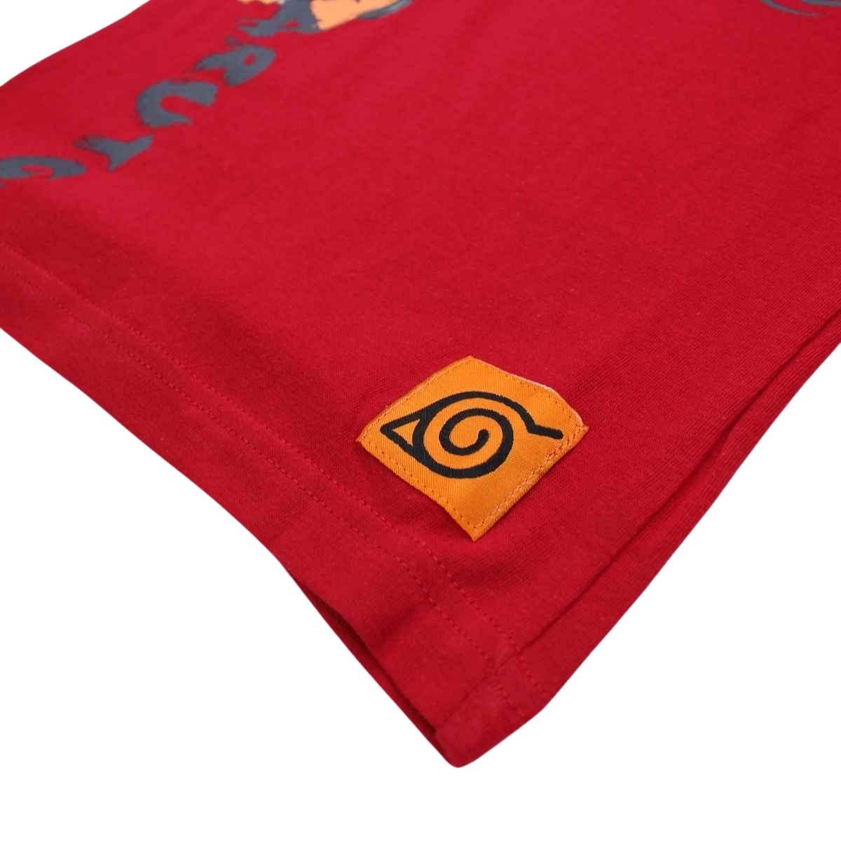 T-Shirt Naruto - 6A Garçon - Enfant - Rouge - 100 % Coton - TrendyFlair