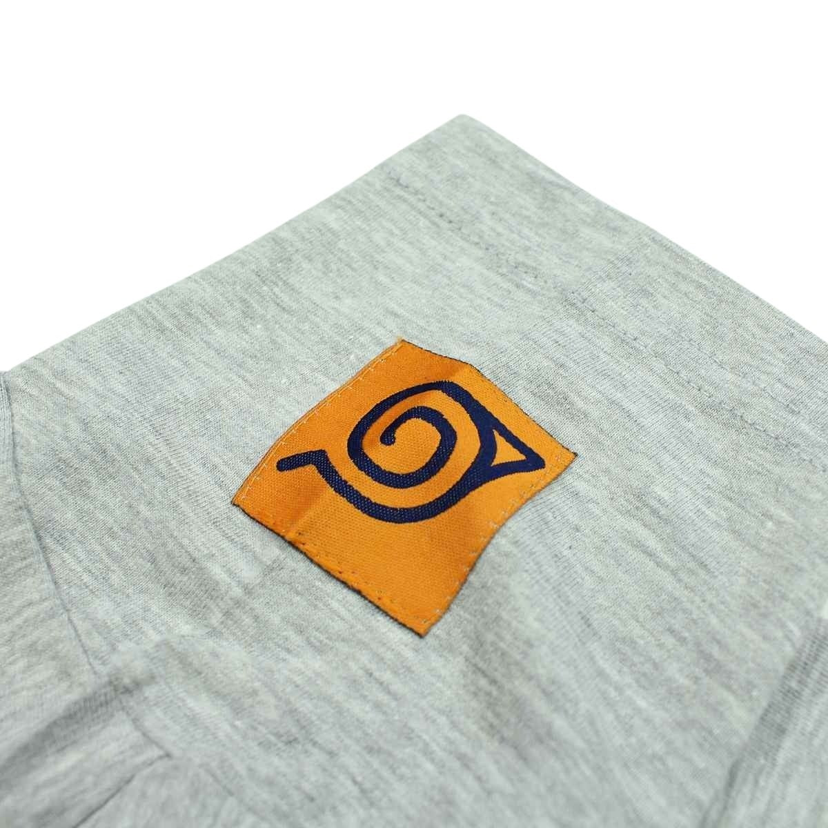 T-Shirt Naruto - 4A Garçon - Enfant - Gris - 93 % Coton - 7 % Polyester - TrendyFlair