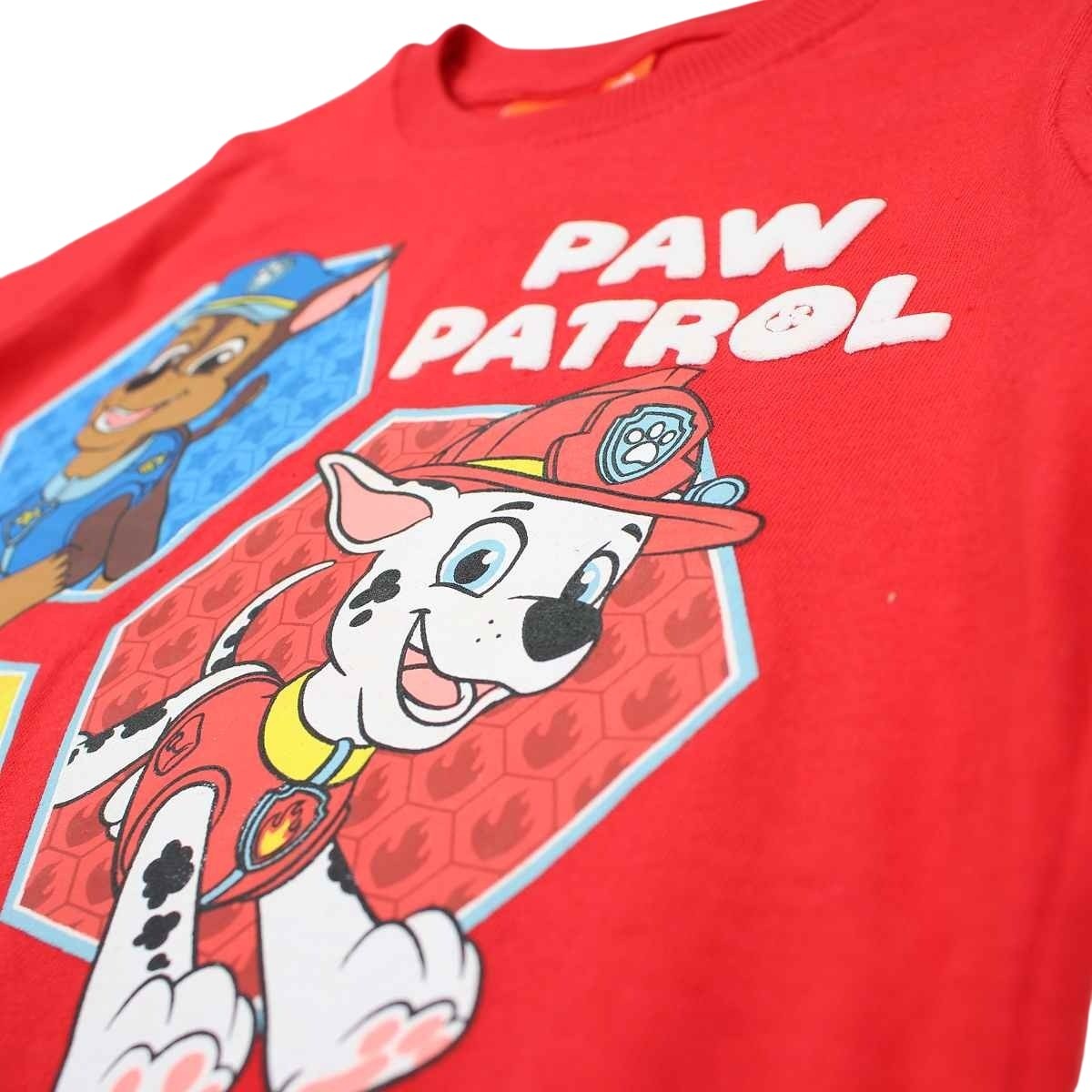 T-Shirt Paw Patrol - 4A Garçon - Enfant - Rouge - 100 % Coton - TrendyFlair