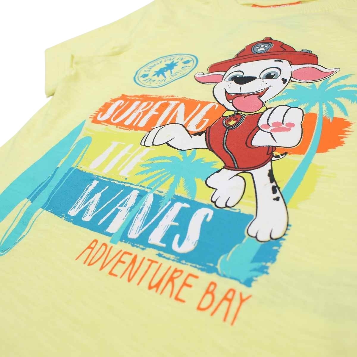 T-Shirt Paw Patrol - 3A Garçon - Enfant - Jaune - 100 % Coton - TrendyFlair