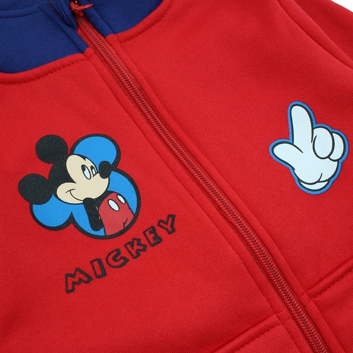 Veste Mickey - 3A Garçon - Enfant - Rouge - 100 % Polyester - 240 GSM - TrendyFlair