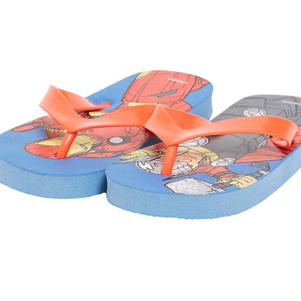 Tong Avengers - 26/27 Garçon - Enfant - Bleu - 100% polyéthylène - TOP Pvc - TrendyFlair