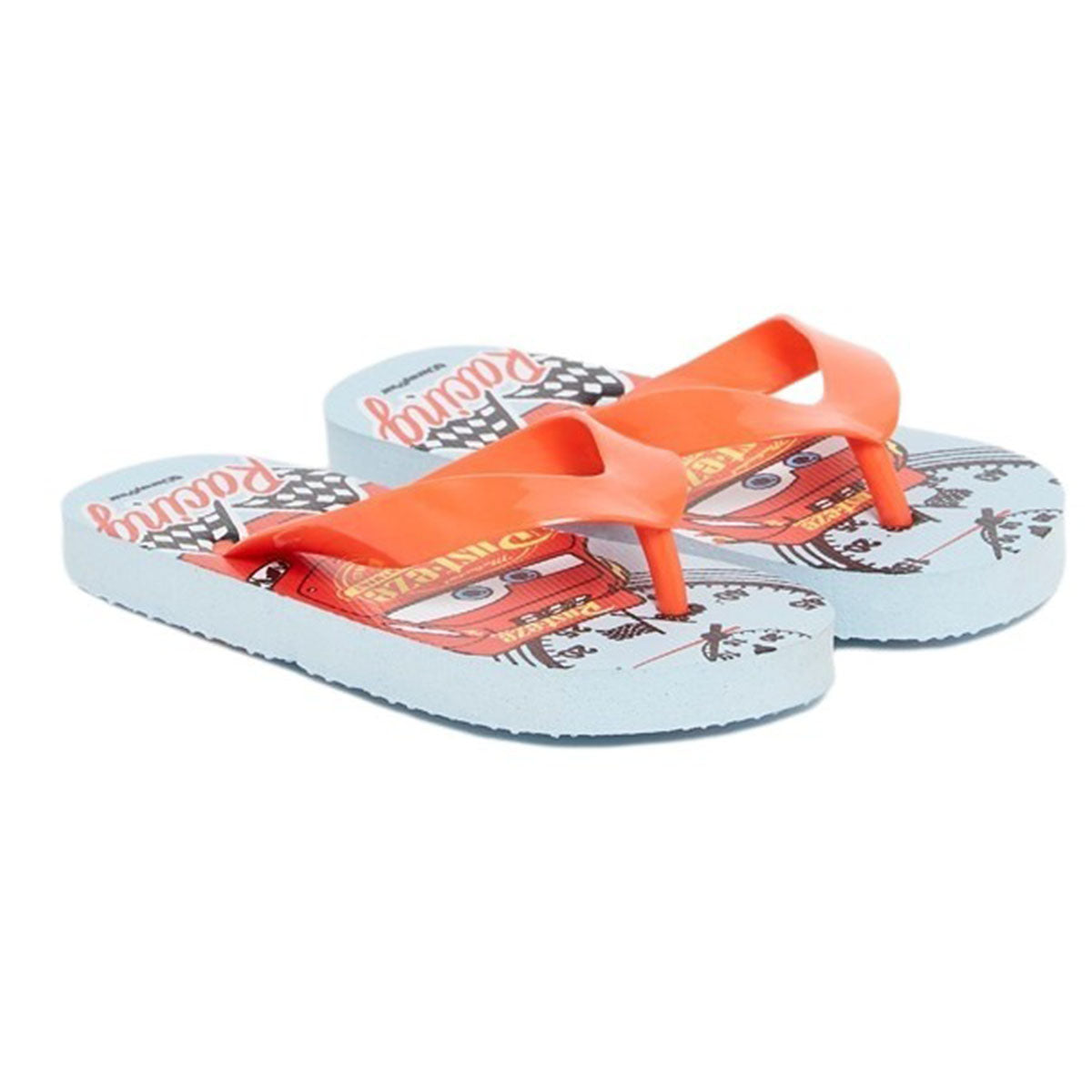 Tong Cars - 23/25 Garçon - Enfant - Bleu - 100% polyéthylène-13 MM, TOP Pvc - TrendyFlair