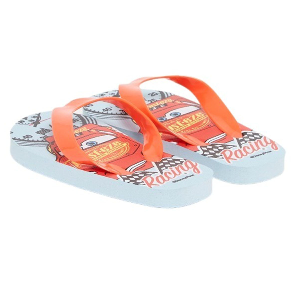 Tong Cars - 23/25 Garçon - Enfant - Bleu - 100% polyéthylène-13 MM, TOP Pvc - TrendyFlair
