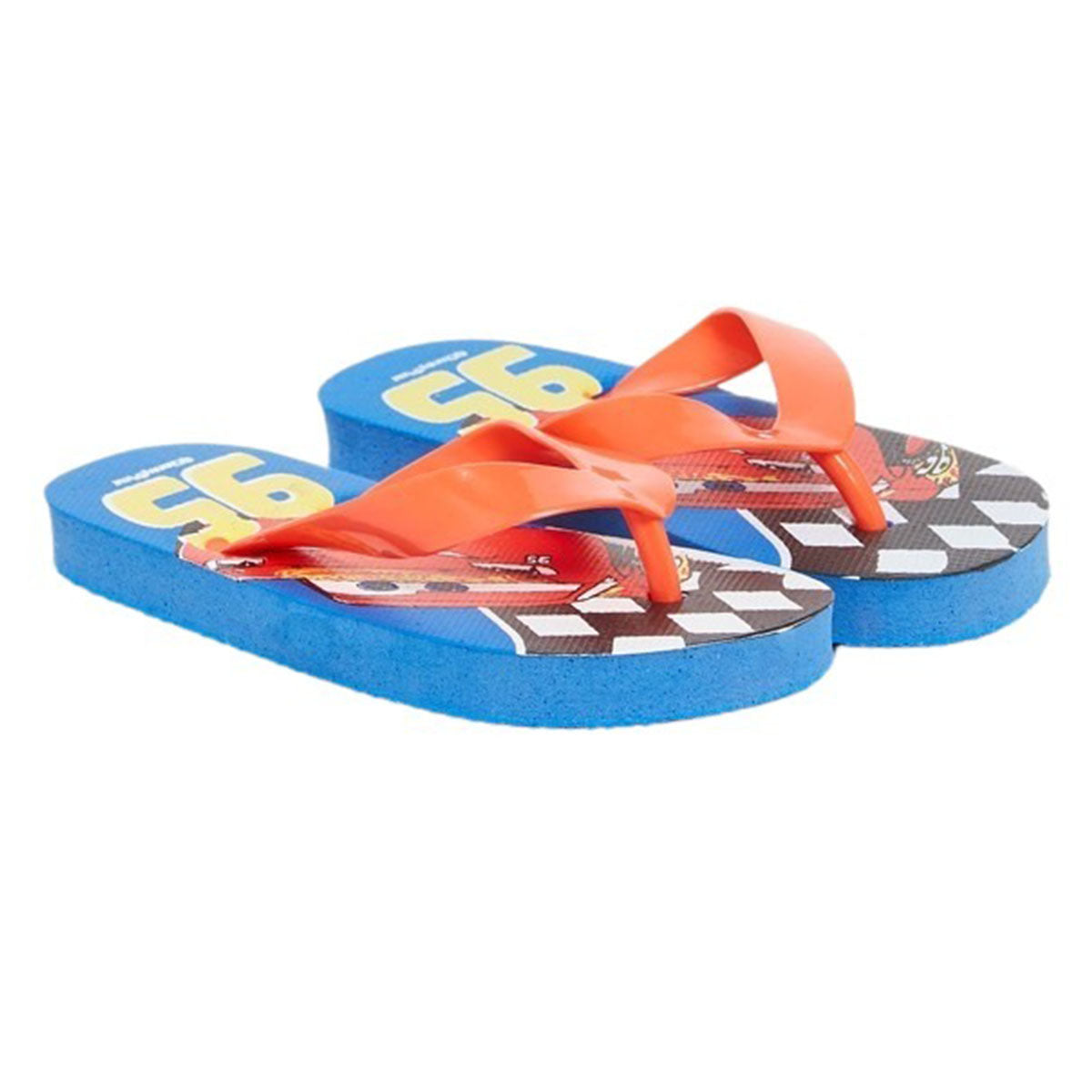 Tong Cars - 23/25 Garçon - Enfant - Marine - 100% polyéthylène-13 MM, TOP Pvc - TrendyFlair